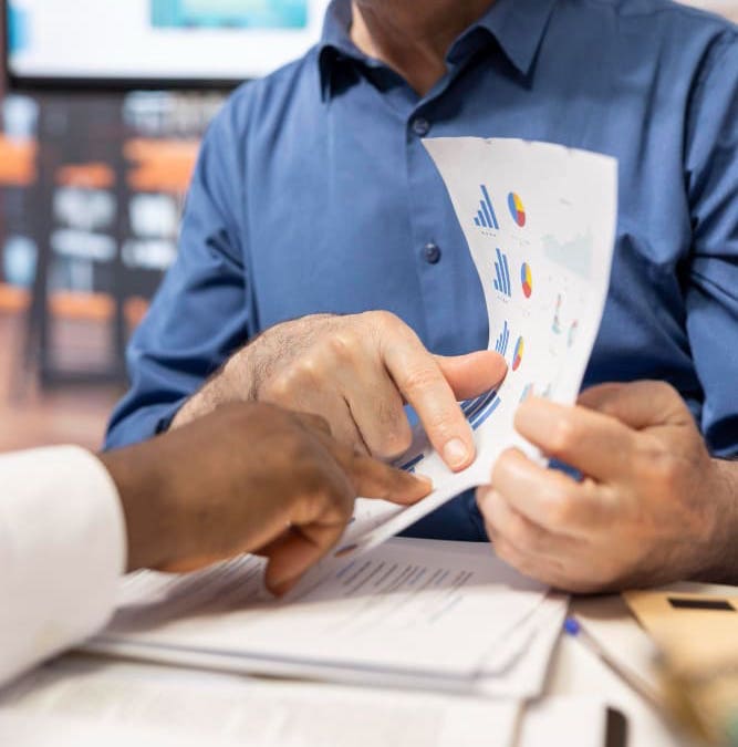 Long-term market growth chart